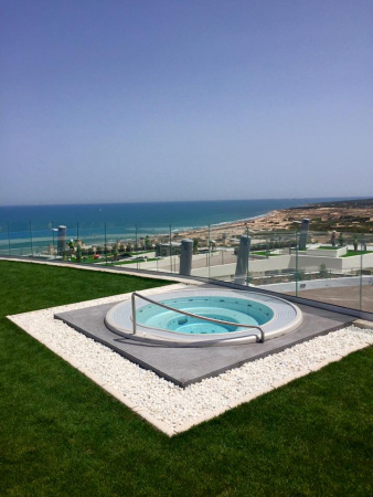 Переливной спа бассейн USSPA Dino